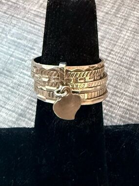 Portuguese Silver 7 Bands Ring